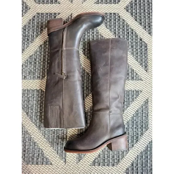 Franco Sarto Niva Knee High Boot Brown Size 6M - Picture 1 of 9